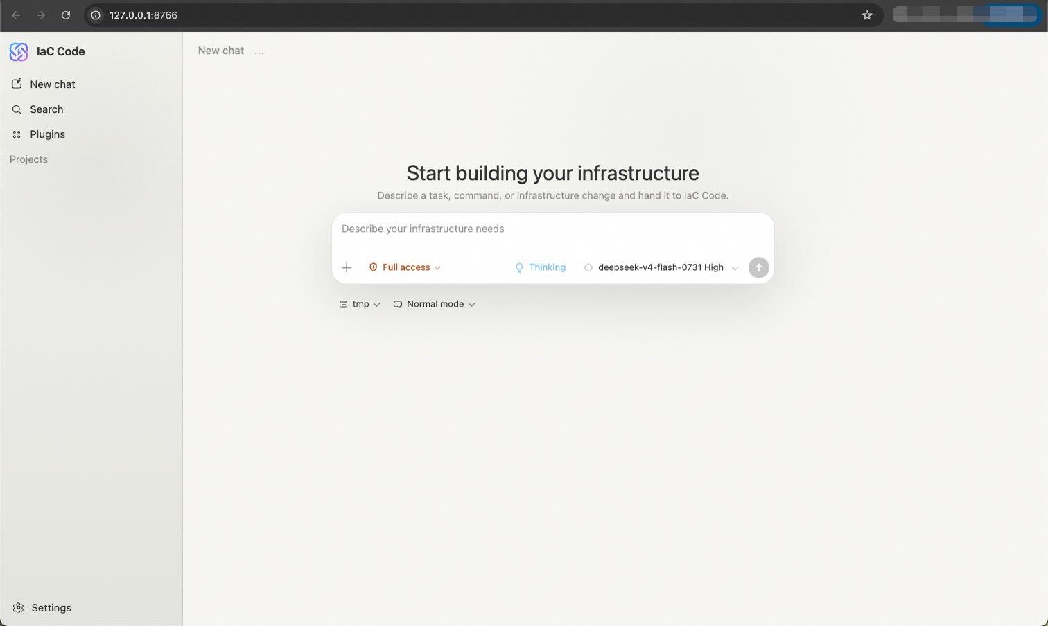 Aplicación web de IaC Code